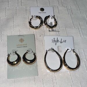 Style & Co. Gold Hoop Earrings